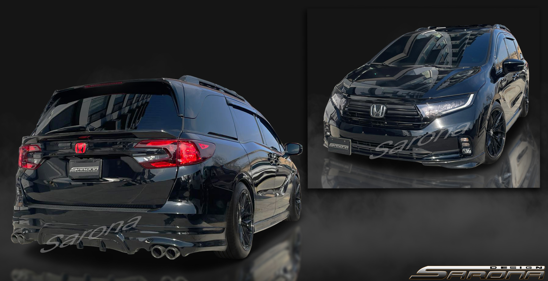 Custom Honda Odyssey  Mini Van Body Kit (2018 - 2023) - Call for price (Part #HD-067-KT)